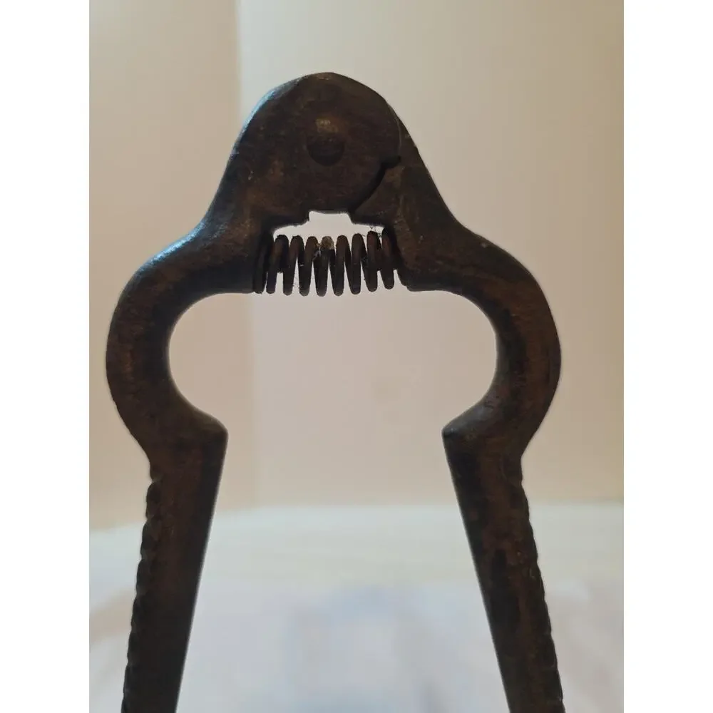 Antique Blacksmith Metal/Iron Tongs for Coal Stove Fire